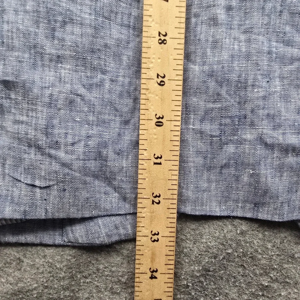 Jos A Bank 1905 Mens 50 Long Blue Linen Tailored Fit 2 Button Blazer Sport Coat